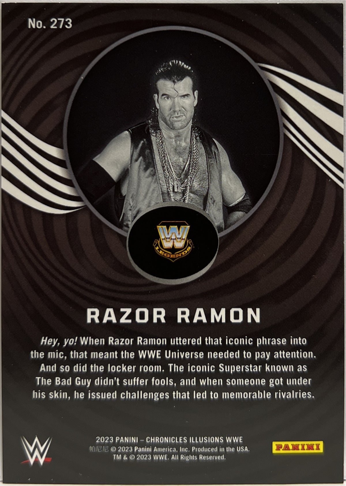 Razor Ramon Card Razor Ramon 118/199 Illusions Red Chronicles WWE 2023 – ScCards
