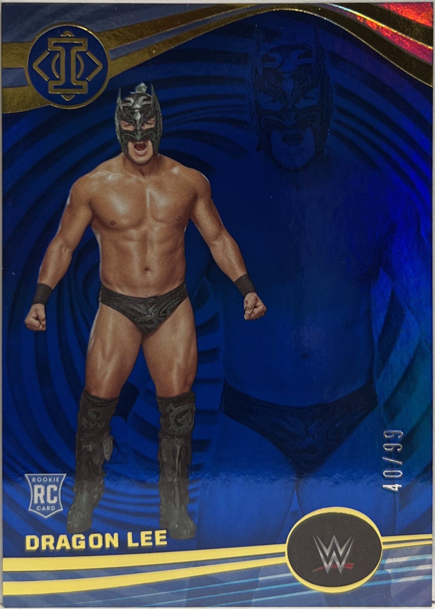 Dragon Lee 40/99 Rookie Illusions Blue Chronicles WWE 2023