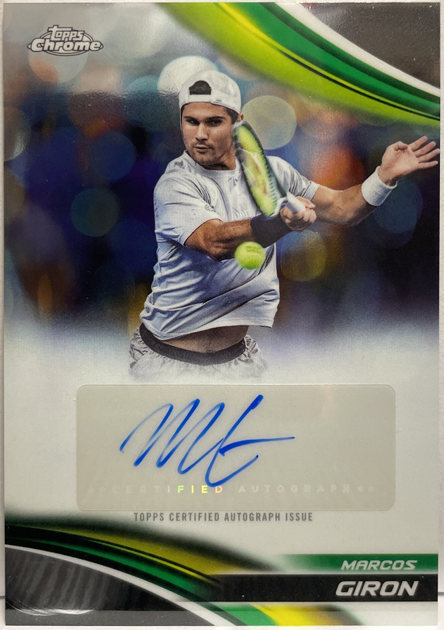 Marcos Giron Autograph Topps Chrome Tennis 2025
