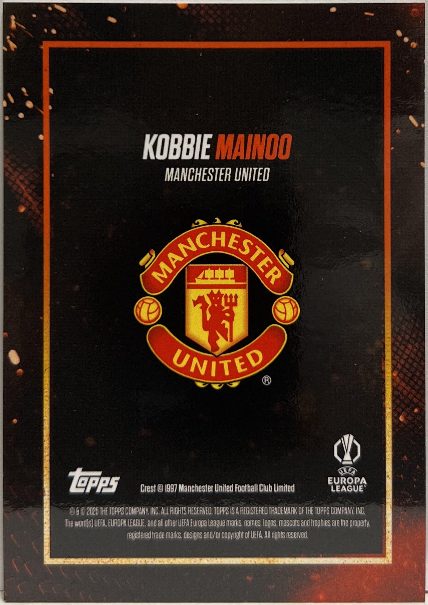 Kobbie Mainoo 3/5 Topps Showtime 2024/25