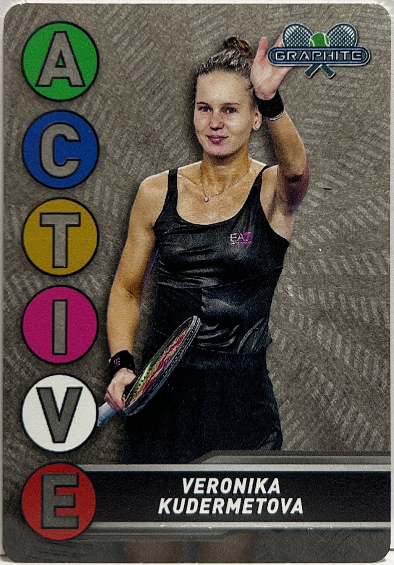 Veronika Kudermetova Active Metal Topps Tennis Graphite 2024