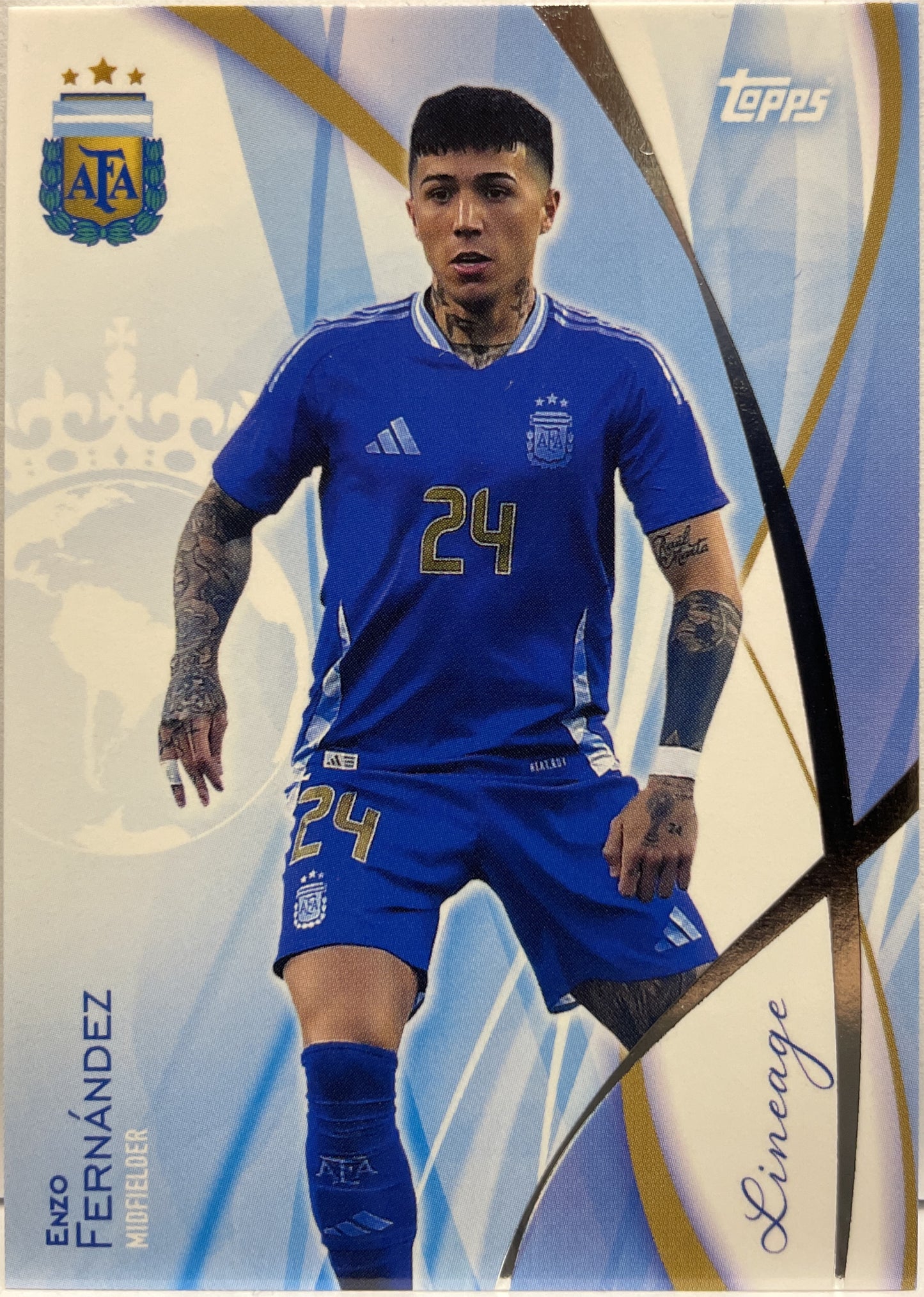 Enzo Fernandez Topps Lineage Argentina 2024