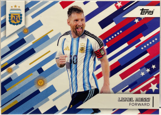 Lionel Messi Insert Topps Argentina Team Set 2025/26