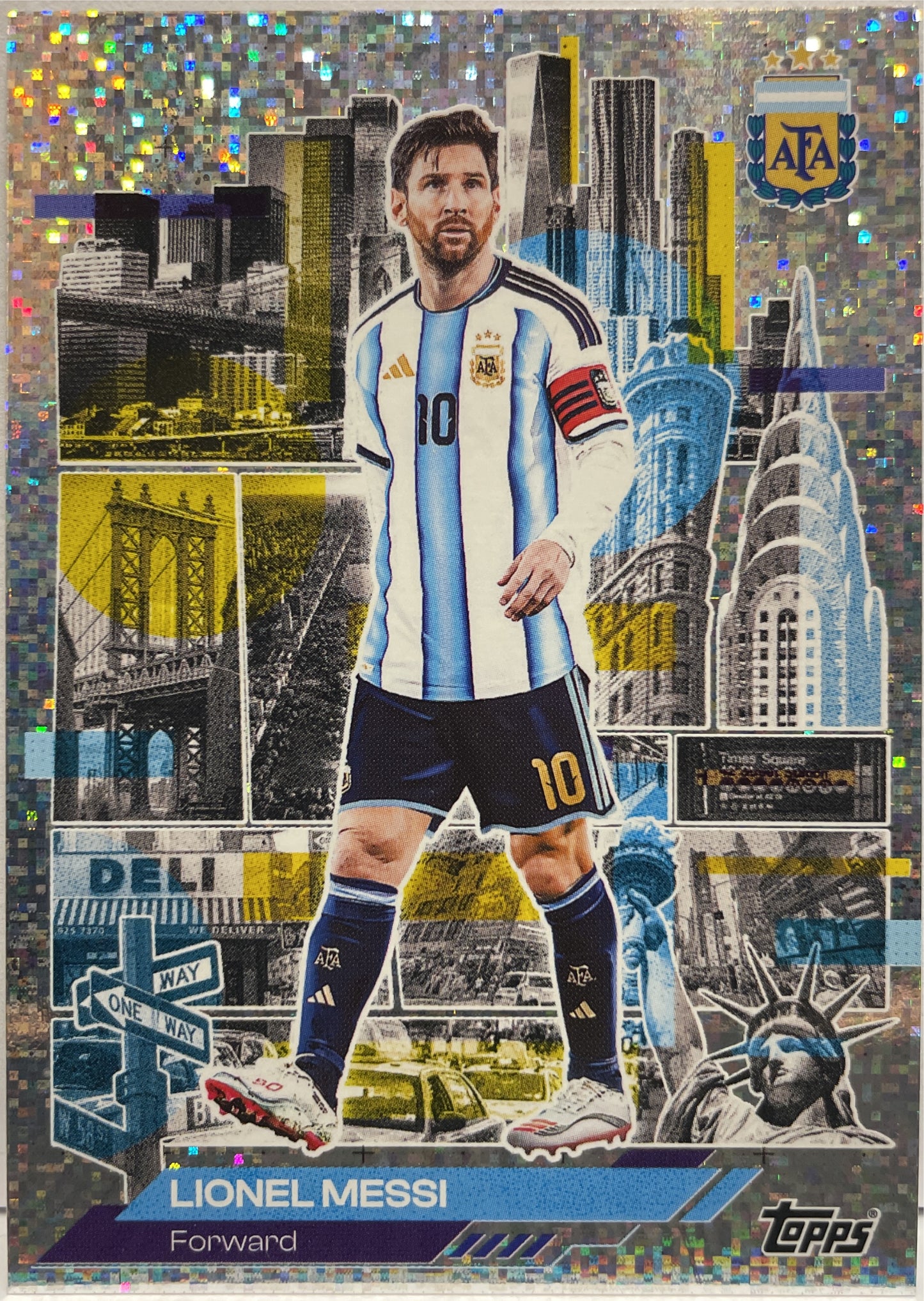 Lionel Messi All Time National Team Speckle Topps Argentina Team Set 2025/26
