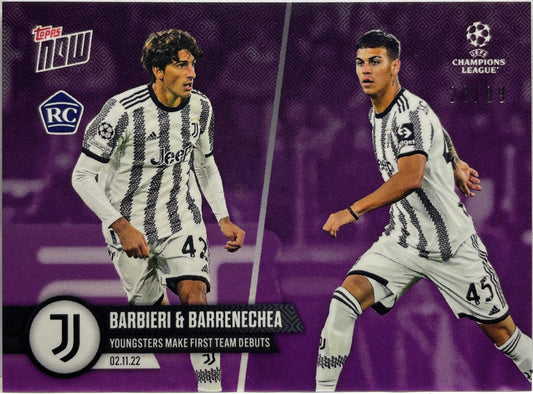 Barbieri & Barrenecea 28/99 Rookie Topps Now #66