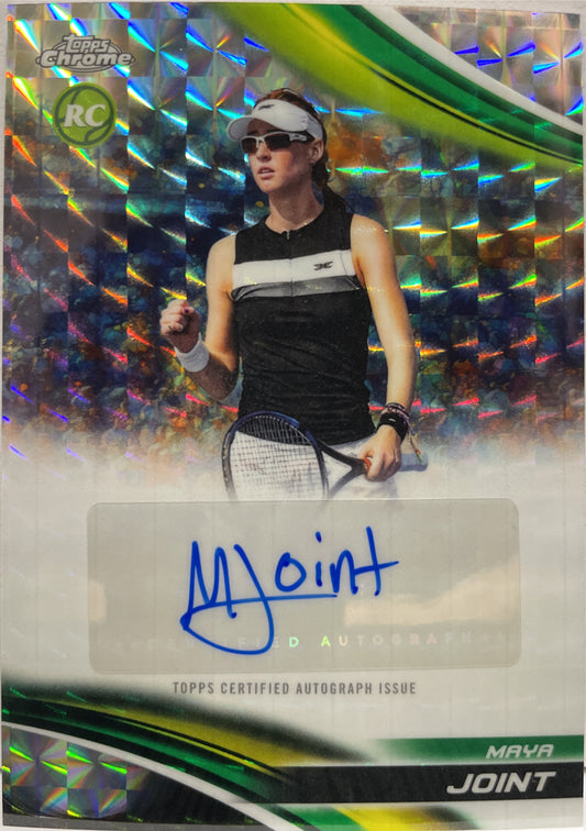 Maya Joint Rookie Autograph Geometric Topps Chrome Tennis 2025