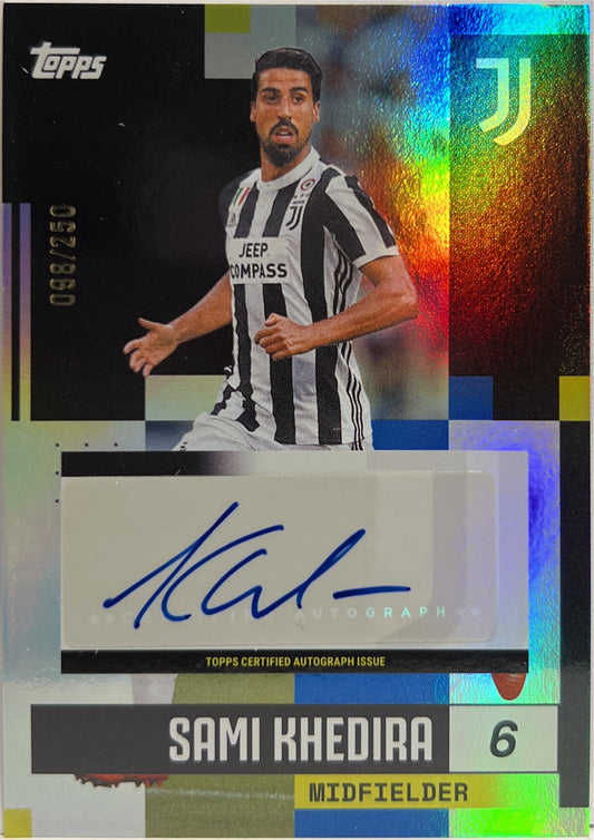 Sami Khedira 98/250 Autograph Topps Juventus Premium Team Set 2024/25