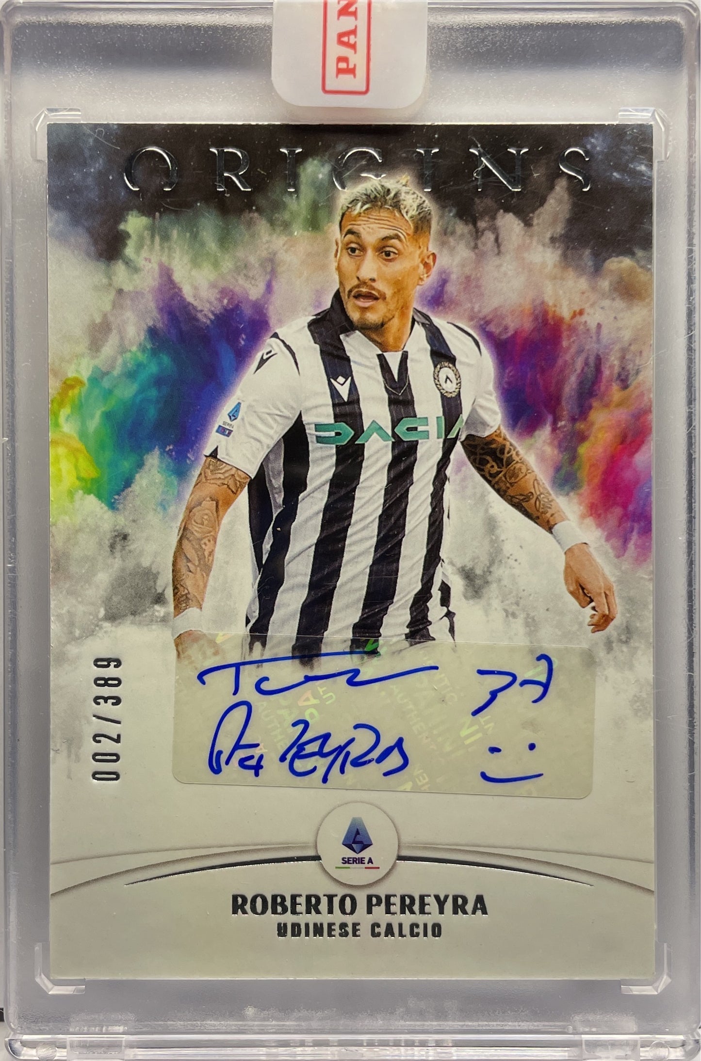 Roberto Pereyra 2/389 Autograph Origins Chronicles 2021/22