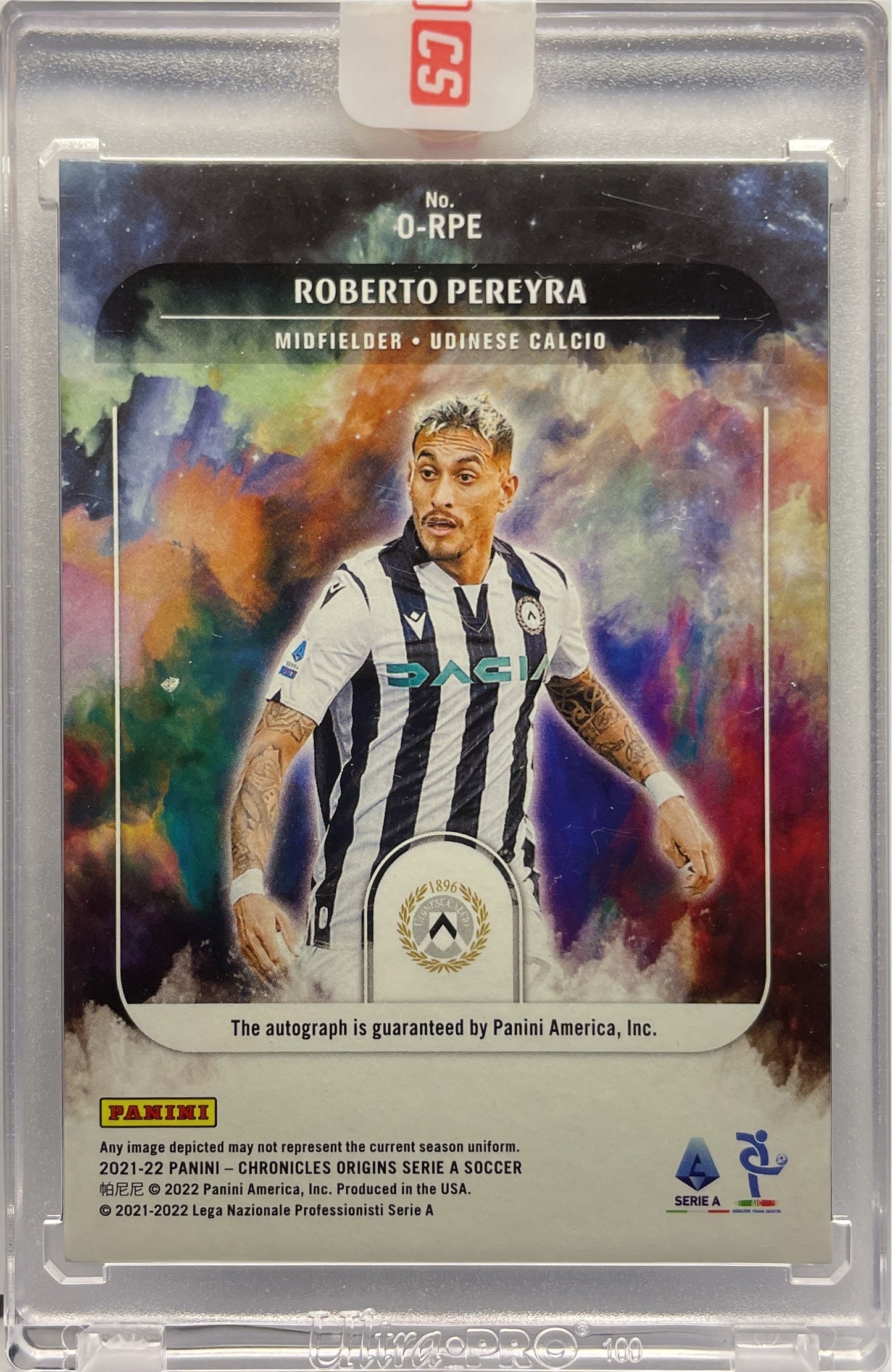 Roberto Pereyra 2/389 Autograph Origins Chronicles 2021/22