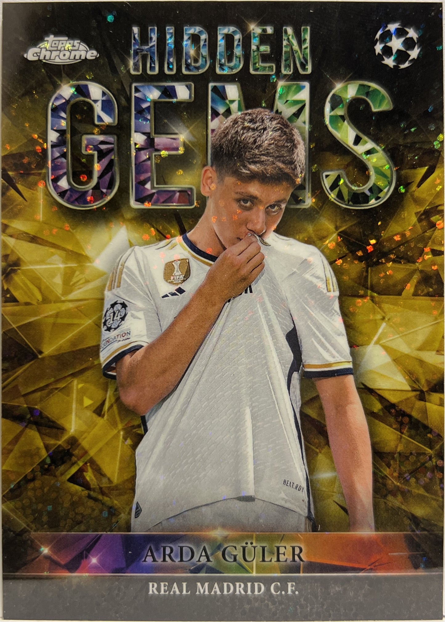 Arda Guler Hidden Gems Topps Chrome UCC 2023/24