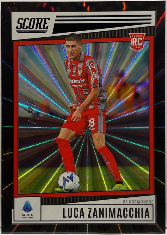 Luca Zanimacchia 1/1 Rookie Black Laser Score Serie A 2022/23