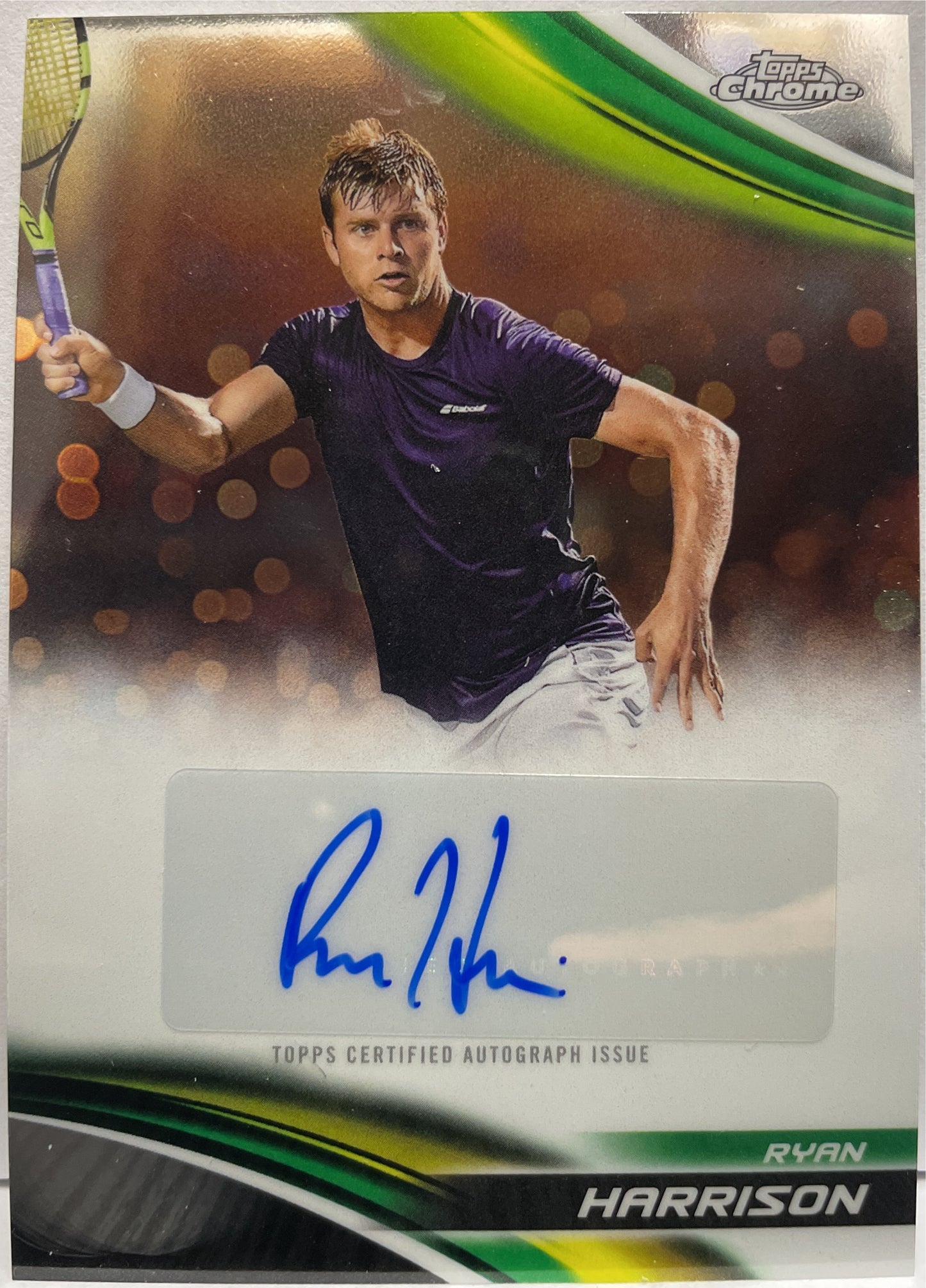 Ryan Harrison Autograph Topps Chrome Tennis 2025