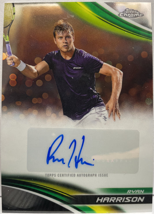 Ryan Harrison Autograph Topps Chrome Tennis 2025