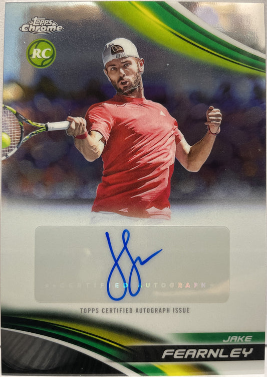 Jake Fearnley Rookie Autograph Topps Chrome Tennis 2025