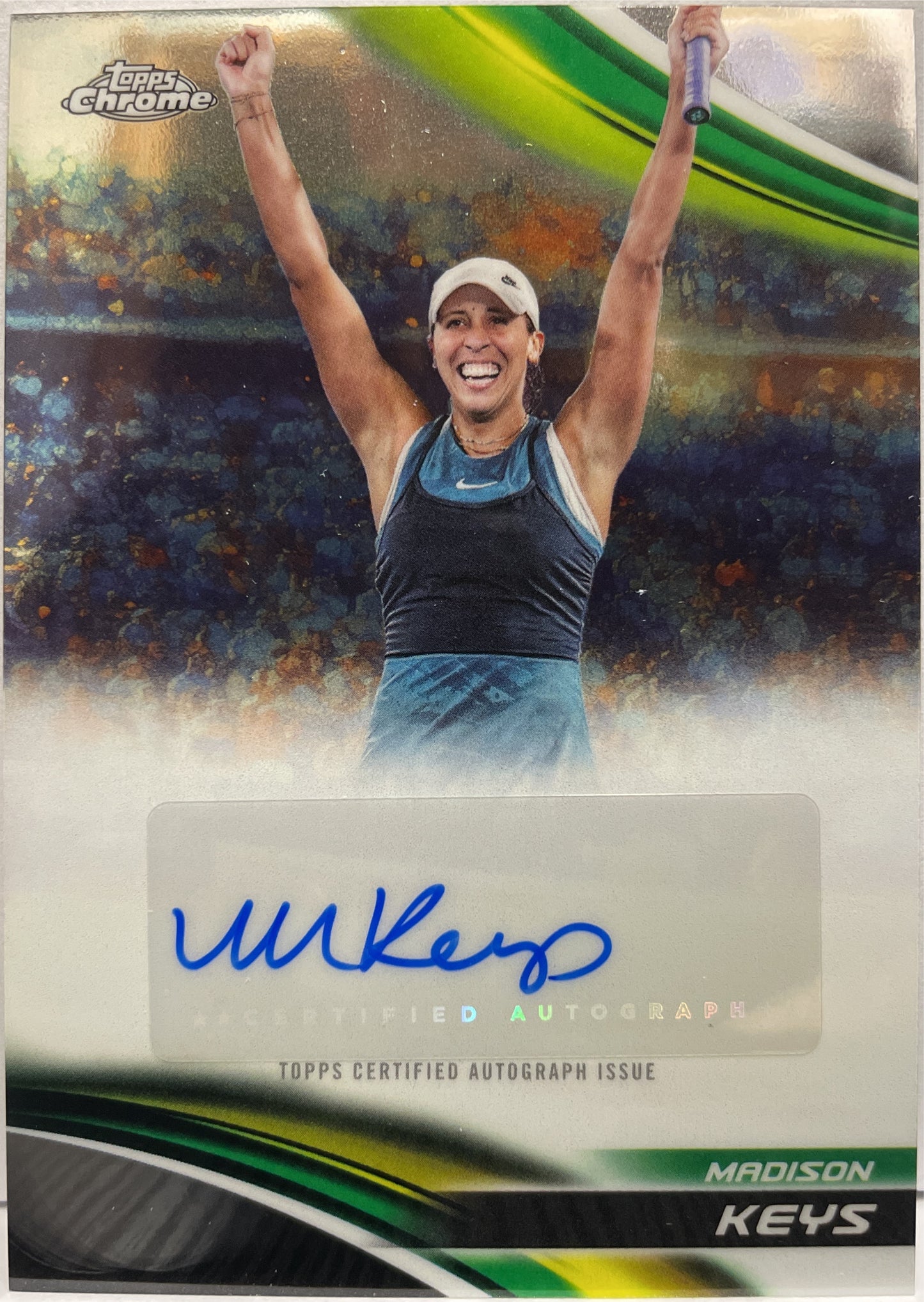 Madison Keys Autograph Topps Chrome Tennis 2025
