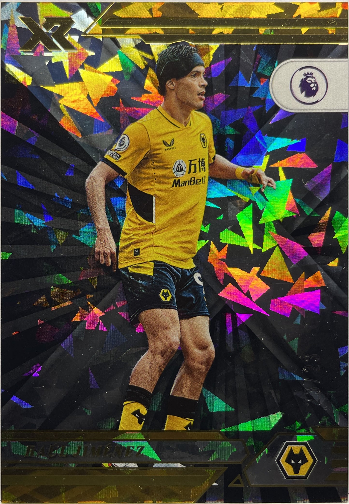 Raul Jimenez 23/23 XR Cracked Ice Chronicles 2021/22