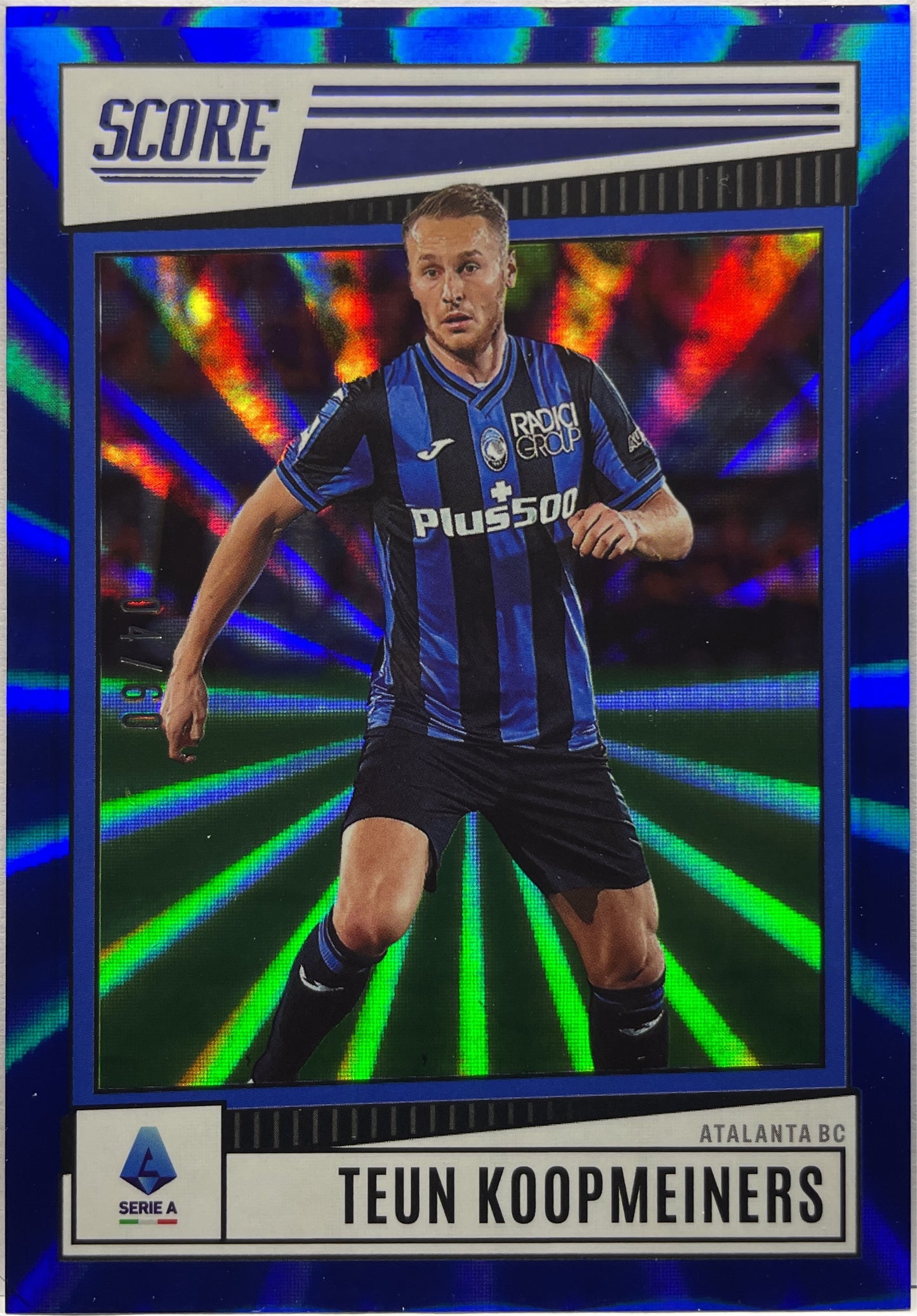 Teun Koopmeiners 4/60 Blue Laser Score Serie A 2022/23