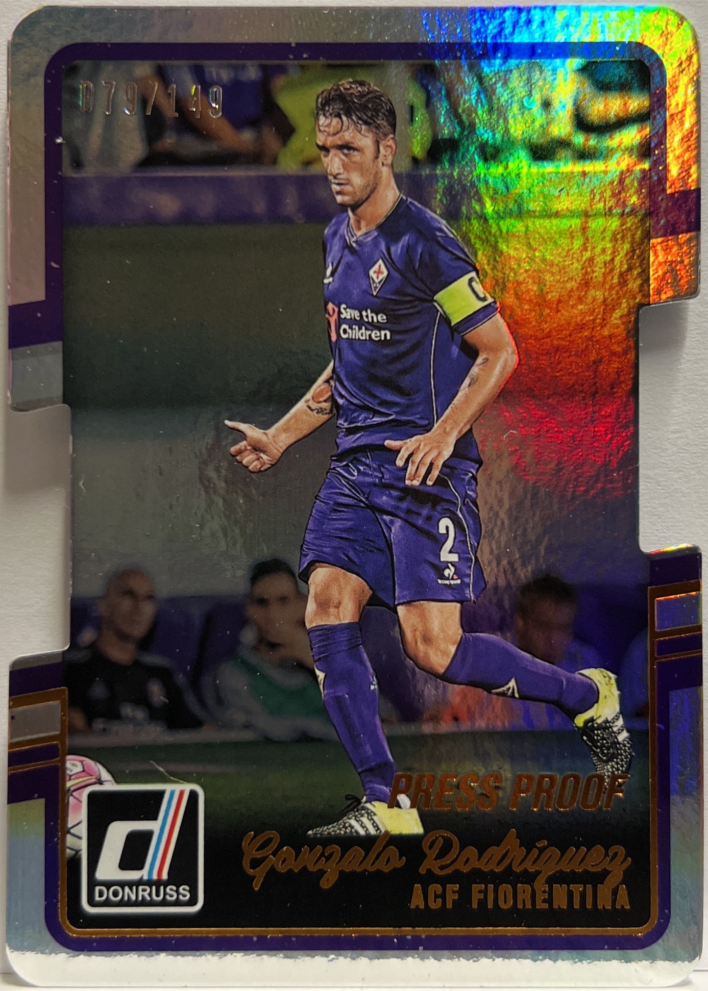 Gonzalo Rodriguez 79/149 Press Proof Donruss Fifa 2016/17