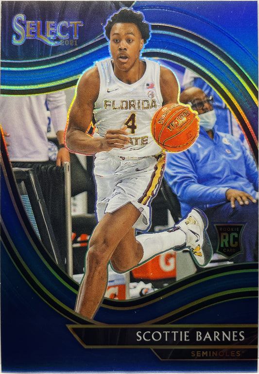 Scottie Barnes 26/99 Rookie Select Blue Chronicles Draft Picks 2021