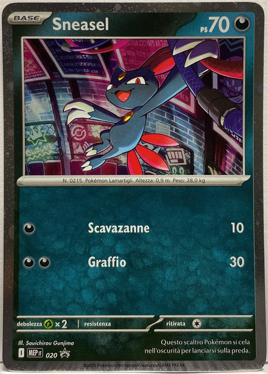 Sneasel 020 Promo Pokemon MEP It 2025