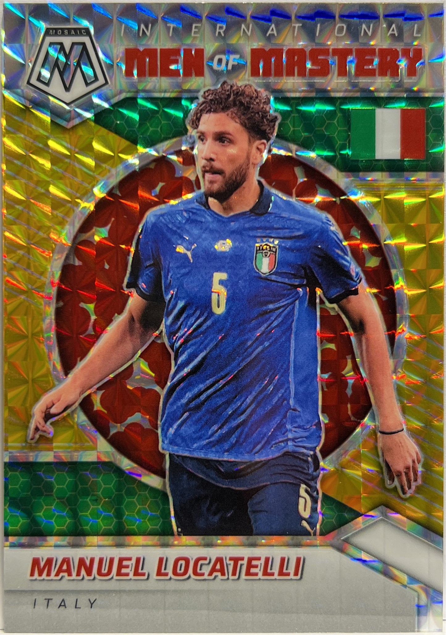 Manuel Locatelli 7/10 Men Of Mastery Gold Mosaic Road To Qatar 2021/22