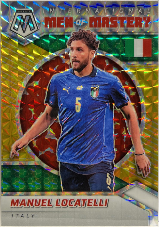 Manuel Locatelli 7/10 Men Of Mastery Gold Mosaic Road To Qatar 2021/22