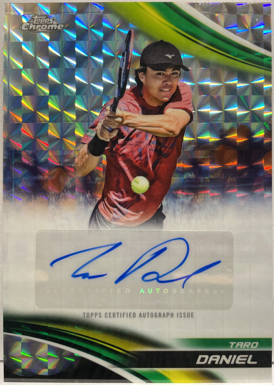 Taro Daniel Autograph Geometric Topps Chrome Tennis 2025