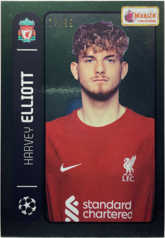 Harvey Elliott 74/99 Green Merlin Heritage 98 2021/22