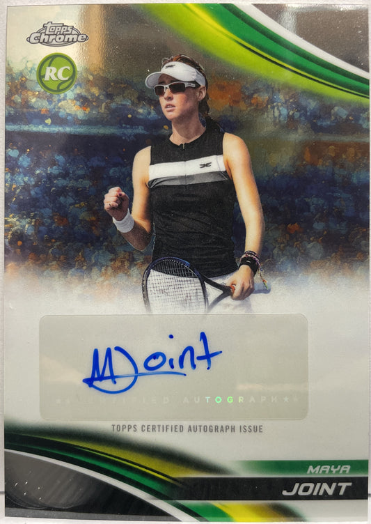 Maya Joint Rookie Autograph Topps Chrome Tennis 2025