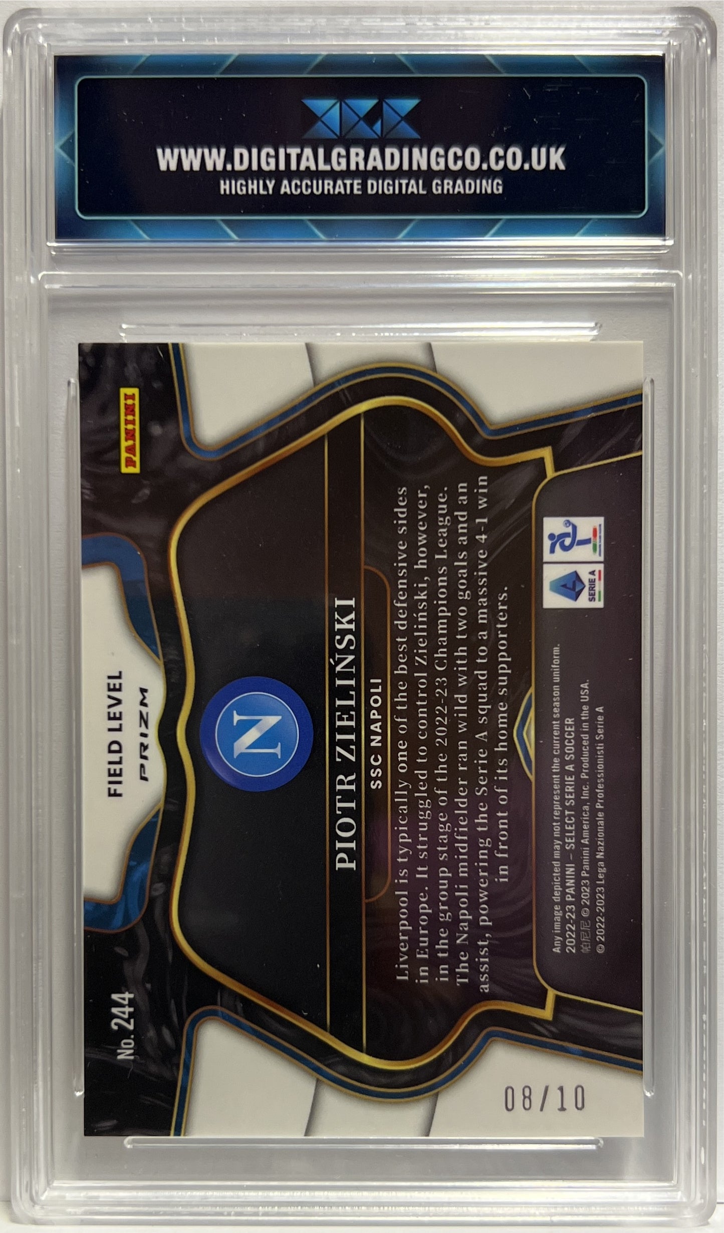 Piotr Zielinski 8/10 Field Level Gold Select Serie A 2022/23