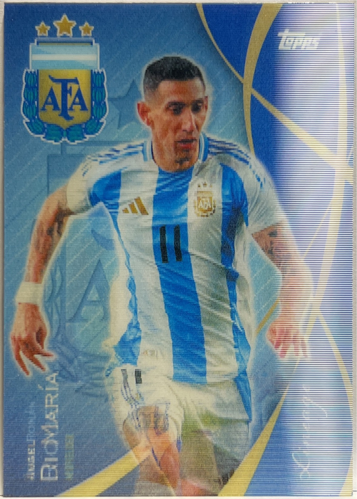 Angel Di Maria & Riquelme Lenticular Topps Lineage Argentina 2024