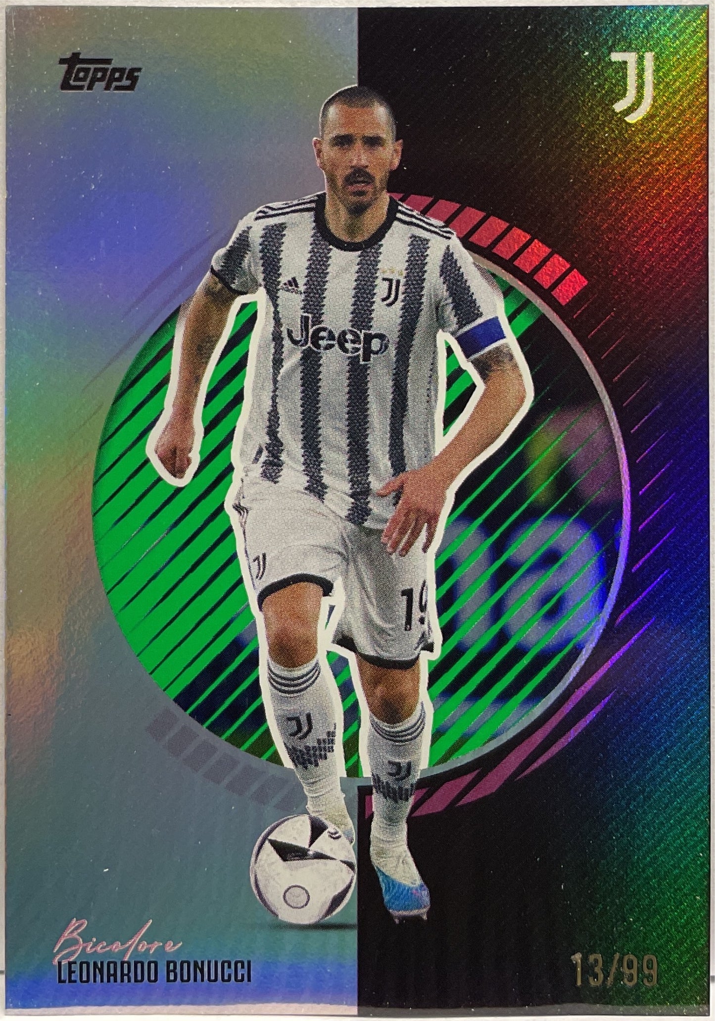 Leonardo Bonucci 13/99 Bicolore Topps Juventus Set 2025/26