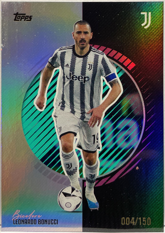 Leonardo Bonucci 4/150 Bicolore Topps Juventus Set 2025/26