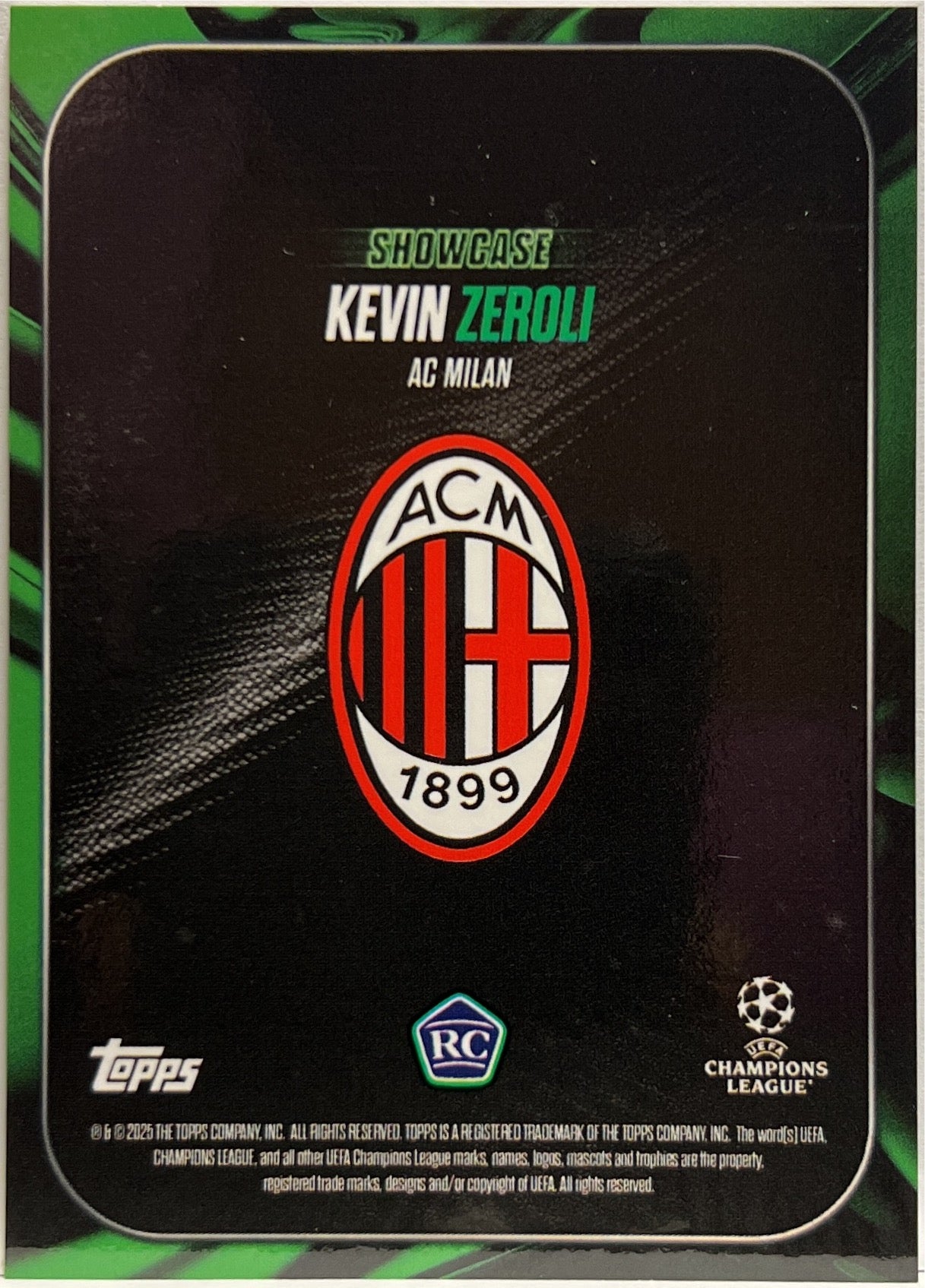 Kevin Zeroli 14/49 Rookie Topps Showtime 2024/25