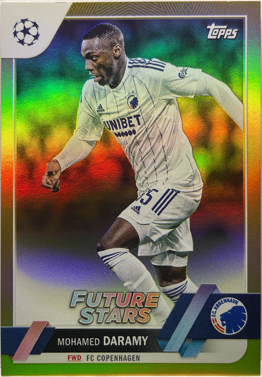 Mohamed Daramy 27/50 Future Stars Gold Topps UCC 2022/23