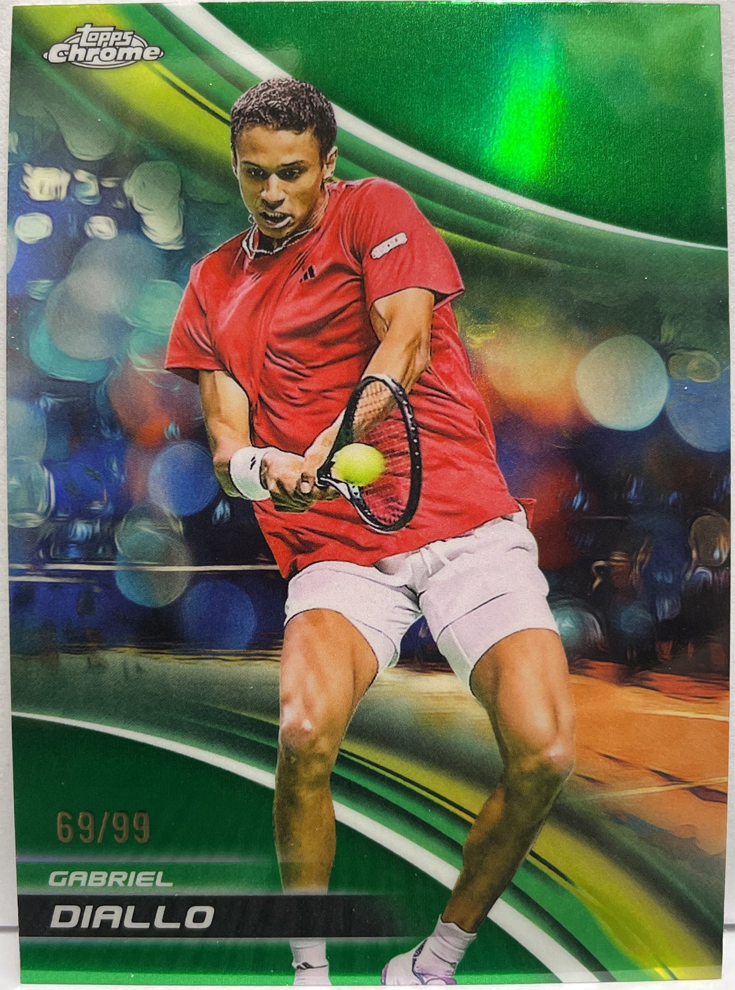 Gabriel Diallo 69/99 Green Topps Chrome Tennis 2025