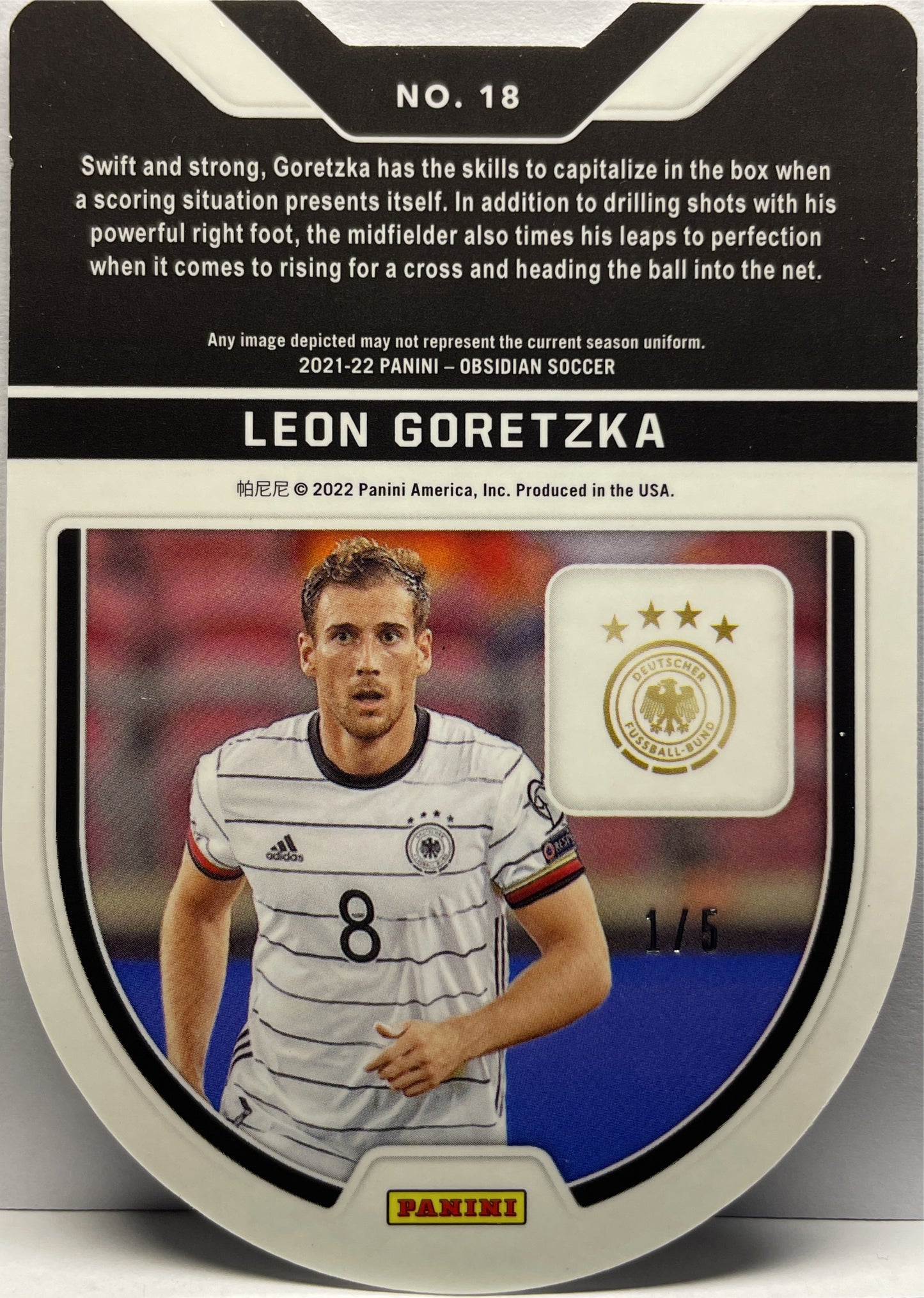 Leon Goretzka 1/5 Tunnel Vision Green Obsidian 2021/22