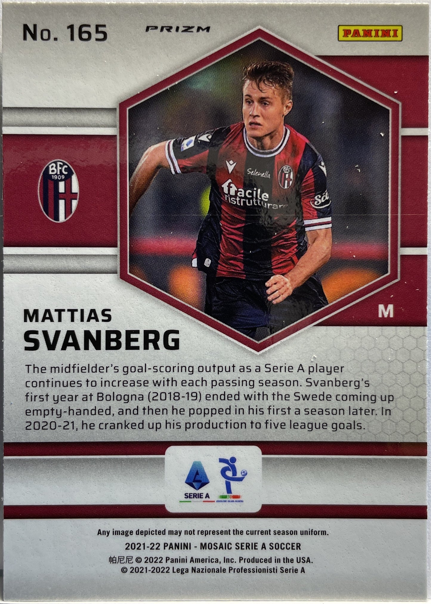 Mattias Svanberg Peacock T-Mall Mosaic Serie A 2021/22