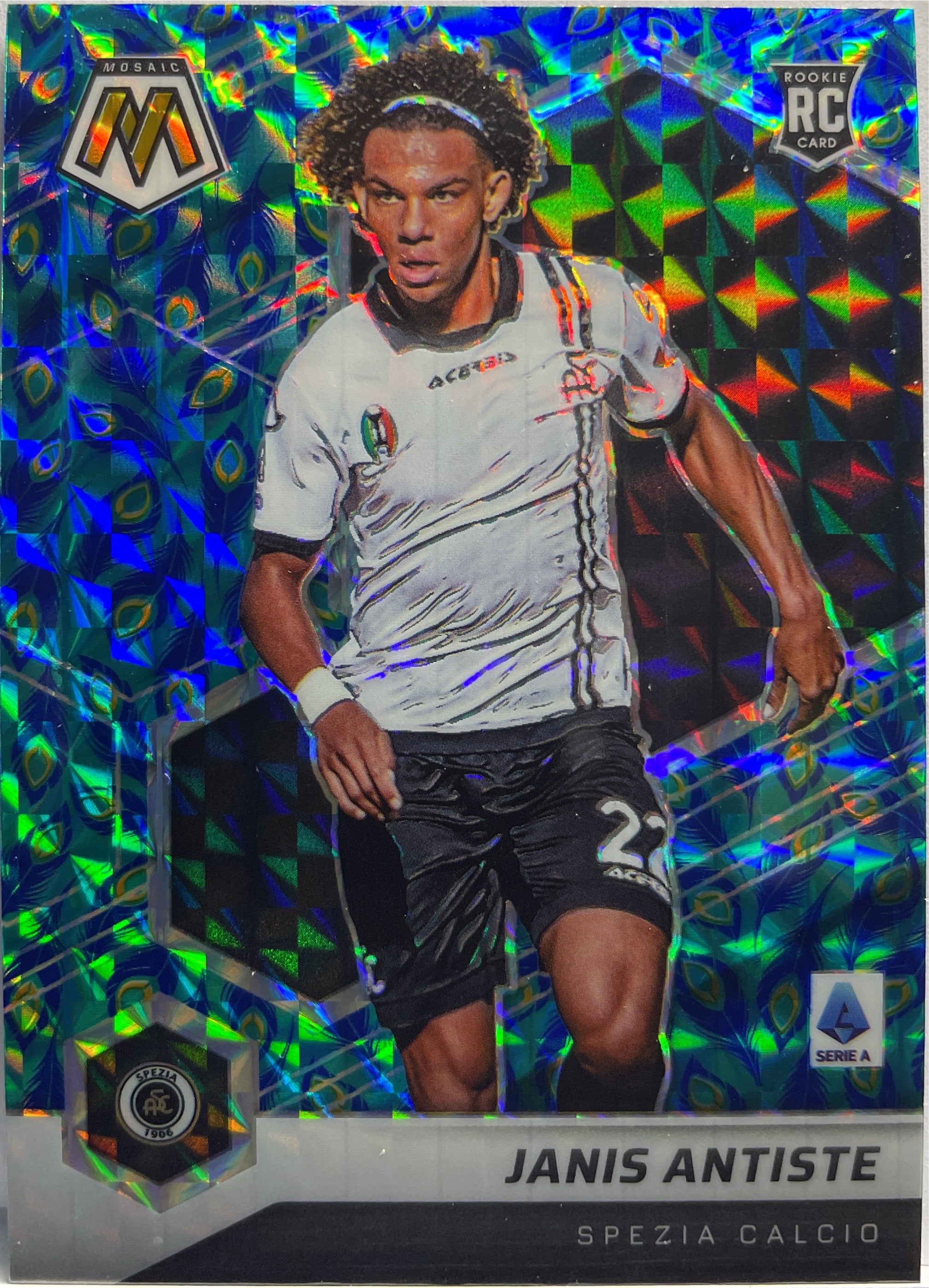 Janis Rage Card Janis Antiste Peacock T-Mall Mosaic Serie A 2021/22 – ScCards
