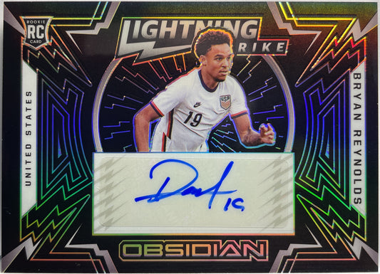 Bryan Reynolds 131/149 Autograph Lightning Strike Obsidian 2021/22