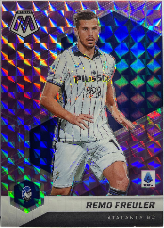 Remo Freuler 13/49 Purple Mosaic Serie A 2021/22