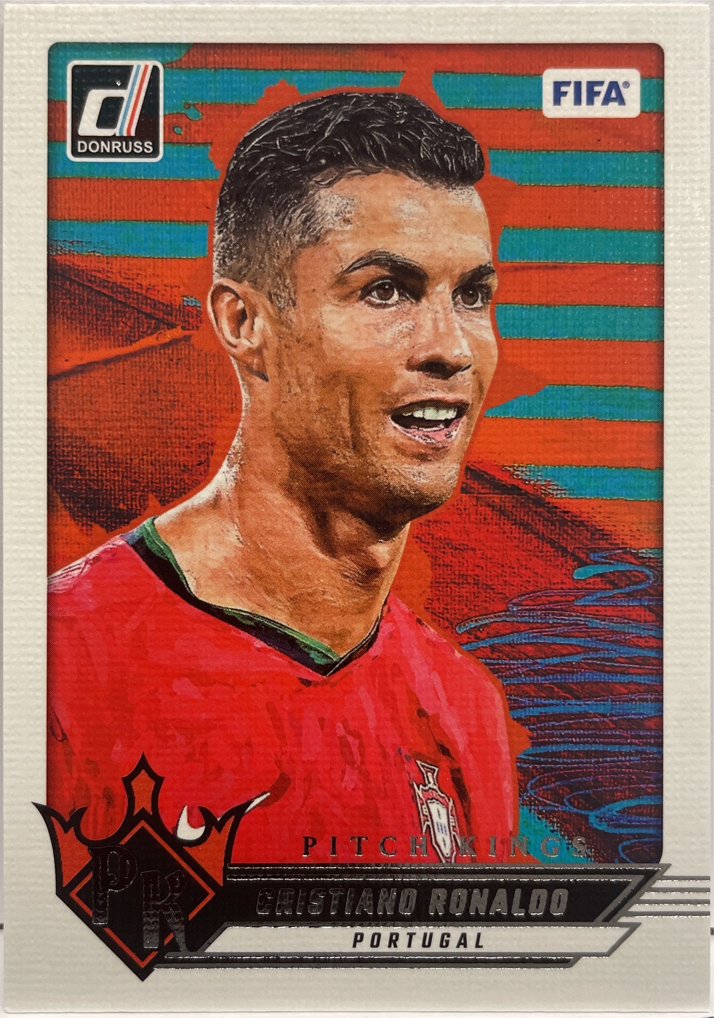 Cristiano Ronaldo Pitch King Silver Donruss Fifa 2024/25