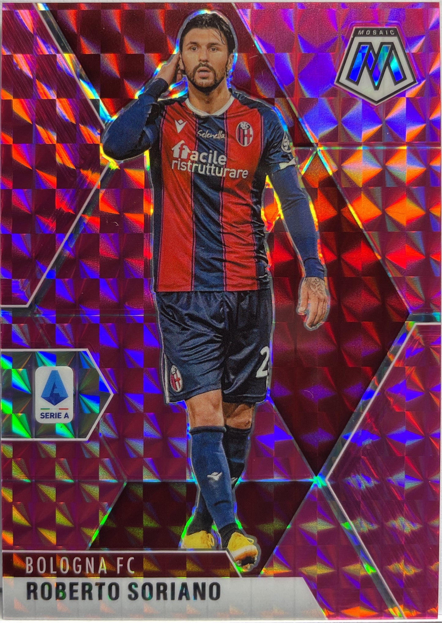 Roberto Soriano 11/25 Pink Mosaic Serie A 2020/21