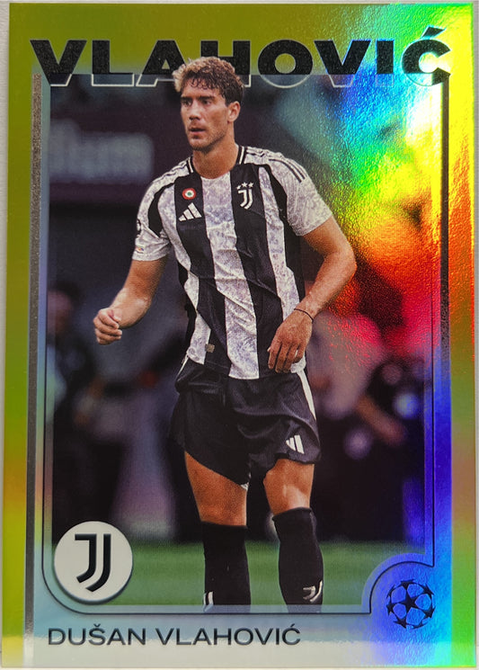 Dusan Vlahovic 138/175 Yellow Topps UCC 2024/25