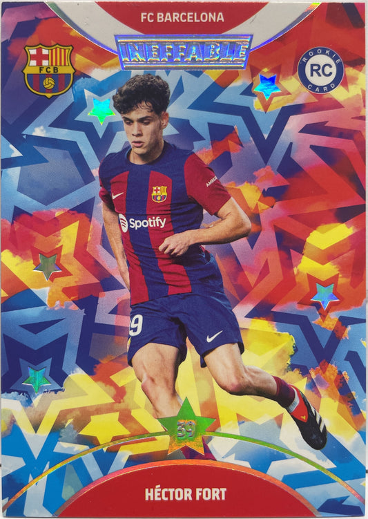 Hector Fort 81/99 Rookie Ineffable Silver Daka Barcelona One & Two 2023/24
