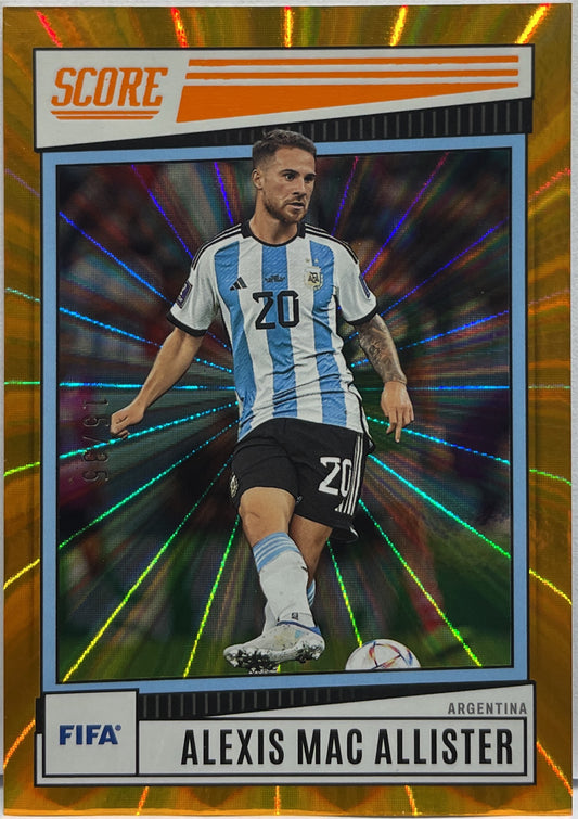 Alexis Mac Allister 15/35 Orange Laser Score Fifa 2022/23