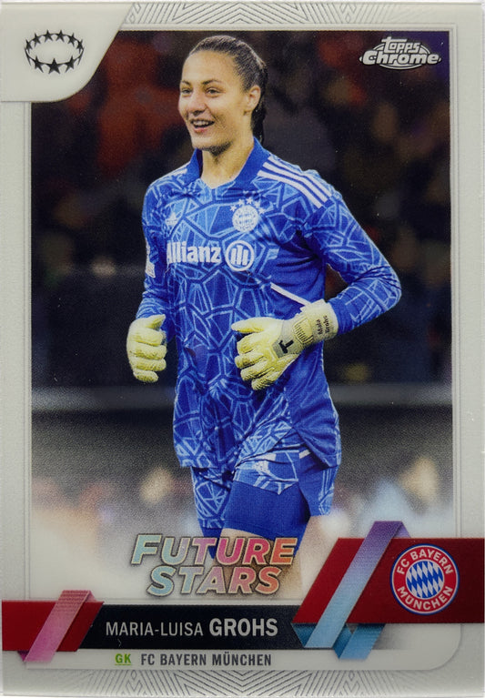 Mancolista-Set Base & Refractor & Pulsar-Topps Chrome Uefa Women's Champions League 2022/23