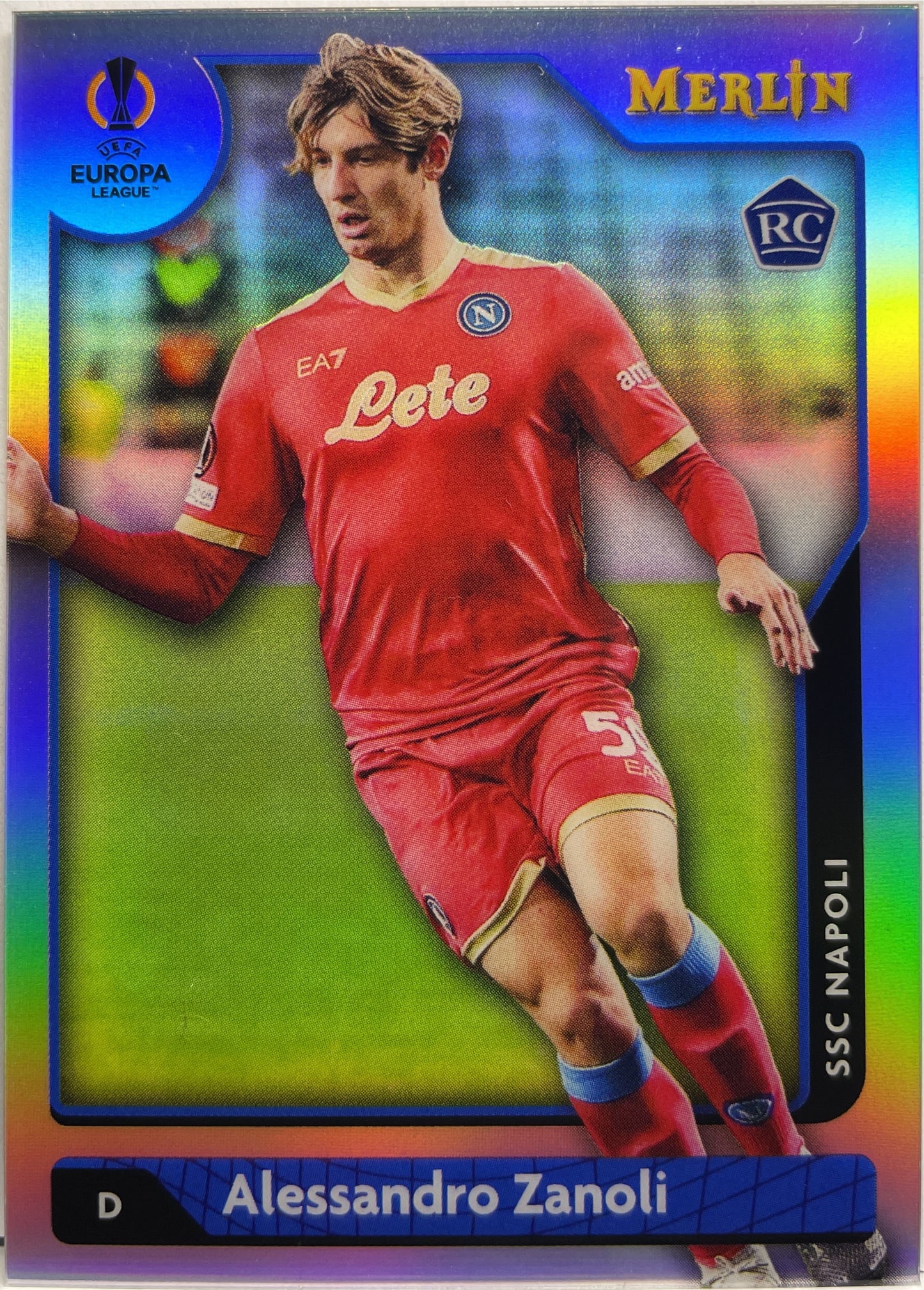 Alessandro Zanoli Rookie Refractor Topps Chrome Merlin 2021/22