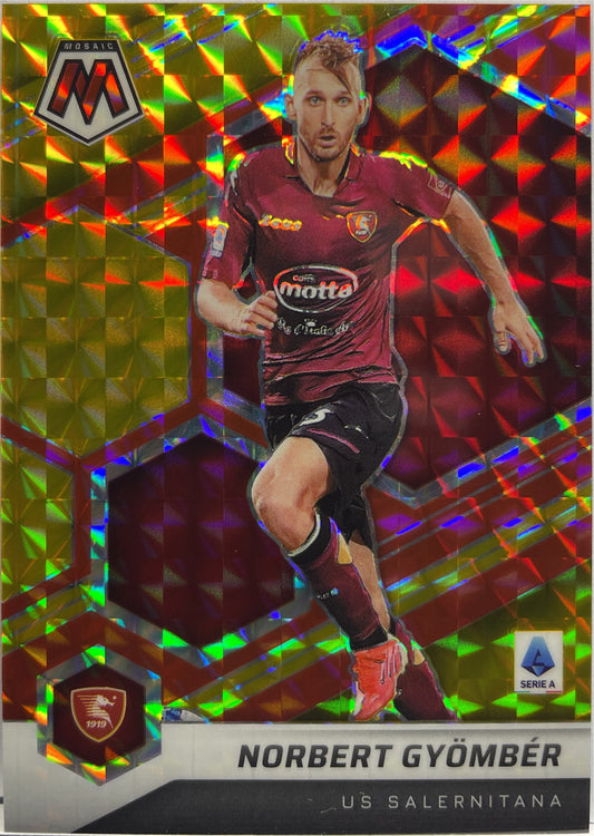 Norbert Gyomber 1/10 Red/Gold Choice Mosaic Serie A T-Mall 2021/22