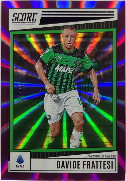 Davide Frattesi 7/15 Purple Laser Score Serie A 2022/23